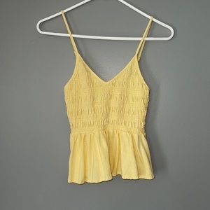 Yellow tank top perfect condition